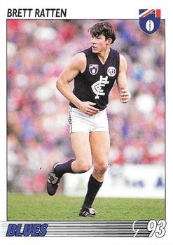 1993 Select AFL #157 Brett Ratten Front